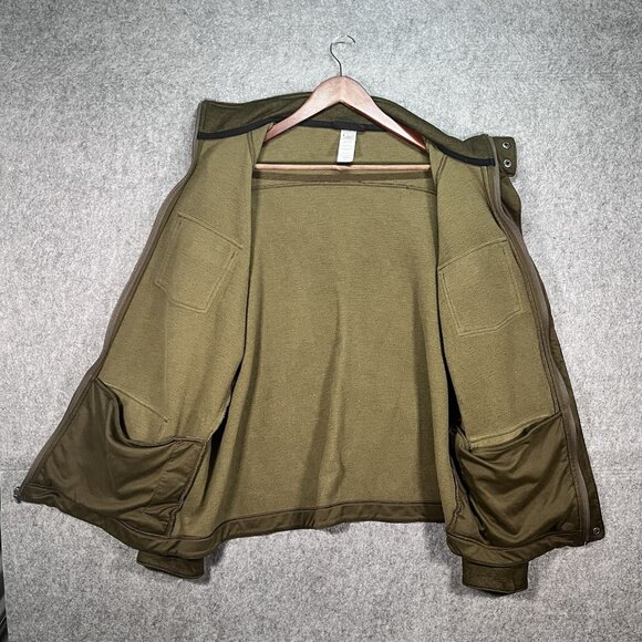Patagonia Better Sweater Fleece Chore Jacket Full Zip Button 4 Pocket Olive XL - Picture 3 of 8
